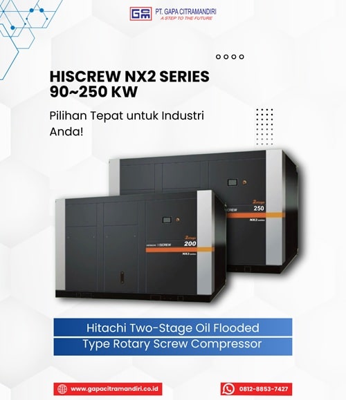 Jual NX2 Series HITACHI Screw compressor