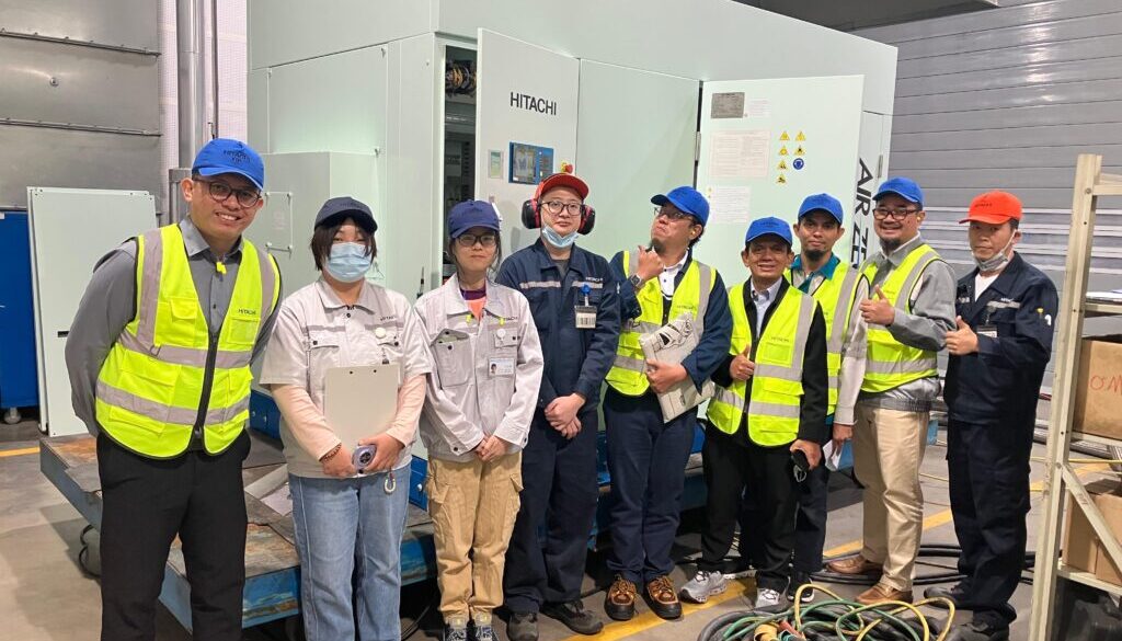 Kegiatan FAT di pabrik Hitachi oleh tim PT Gapa Citramandiri