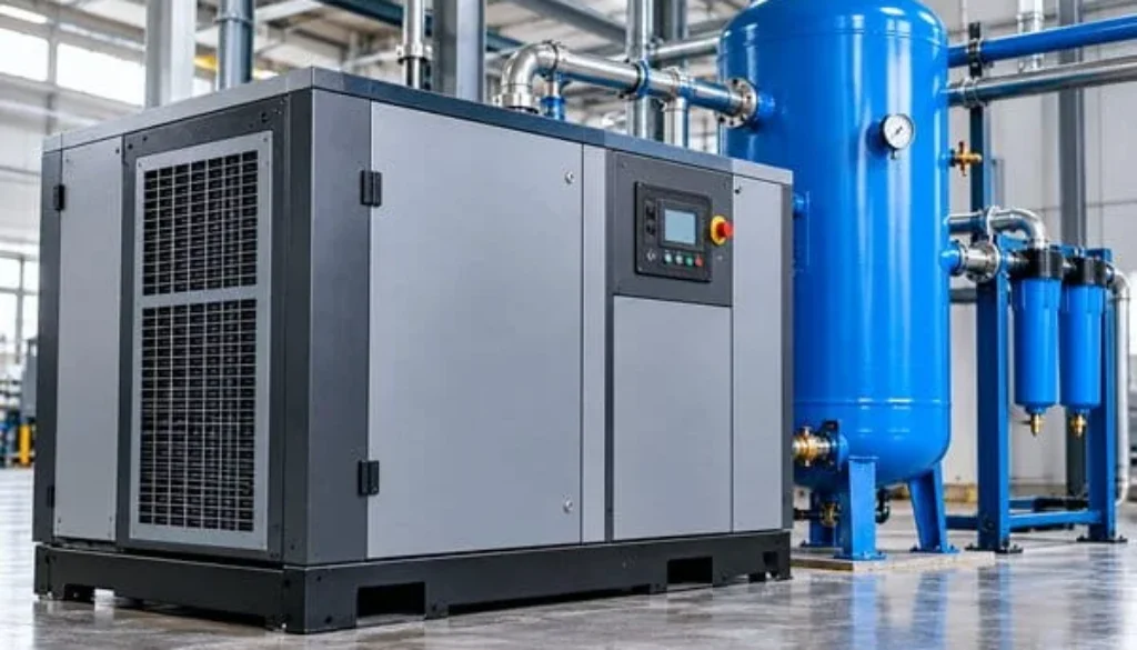 Modern Industrial Air Compressor System