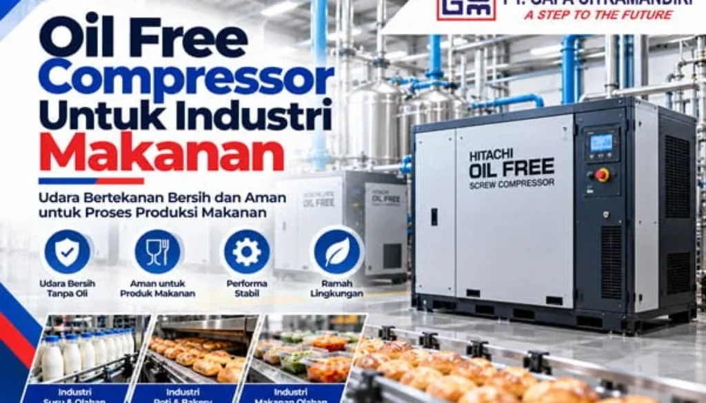 Oil-Free Compressors for Food Industry